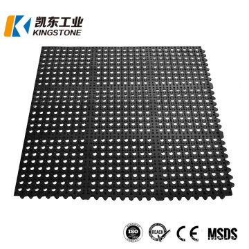 Factory Custom 3*3 Interlocking Kitchen Anti Slip Rubber Mat